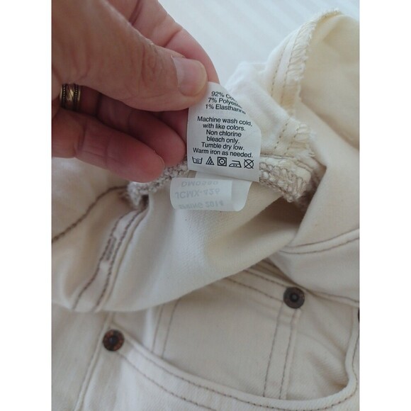 J.Crew Toothpick ivory ankle denim jeans womens 32 stretch skinny classic preppy - Picture 7 of 10